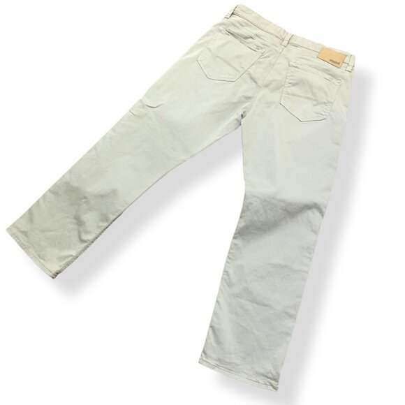 Mavi Mens Beige Jeans Straight Fit Cotton Casual Pants - Picture 3 of 10